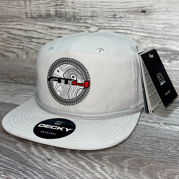 GMC AT4 Topo 3D Classic Rope Hat- Grey - Picture 3 of 4